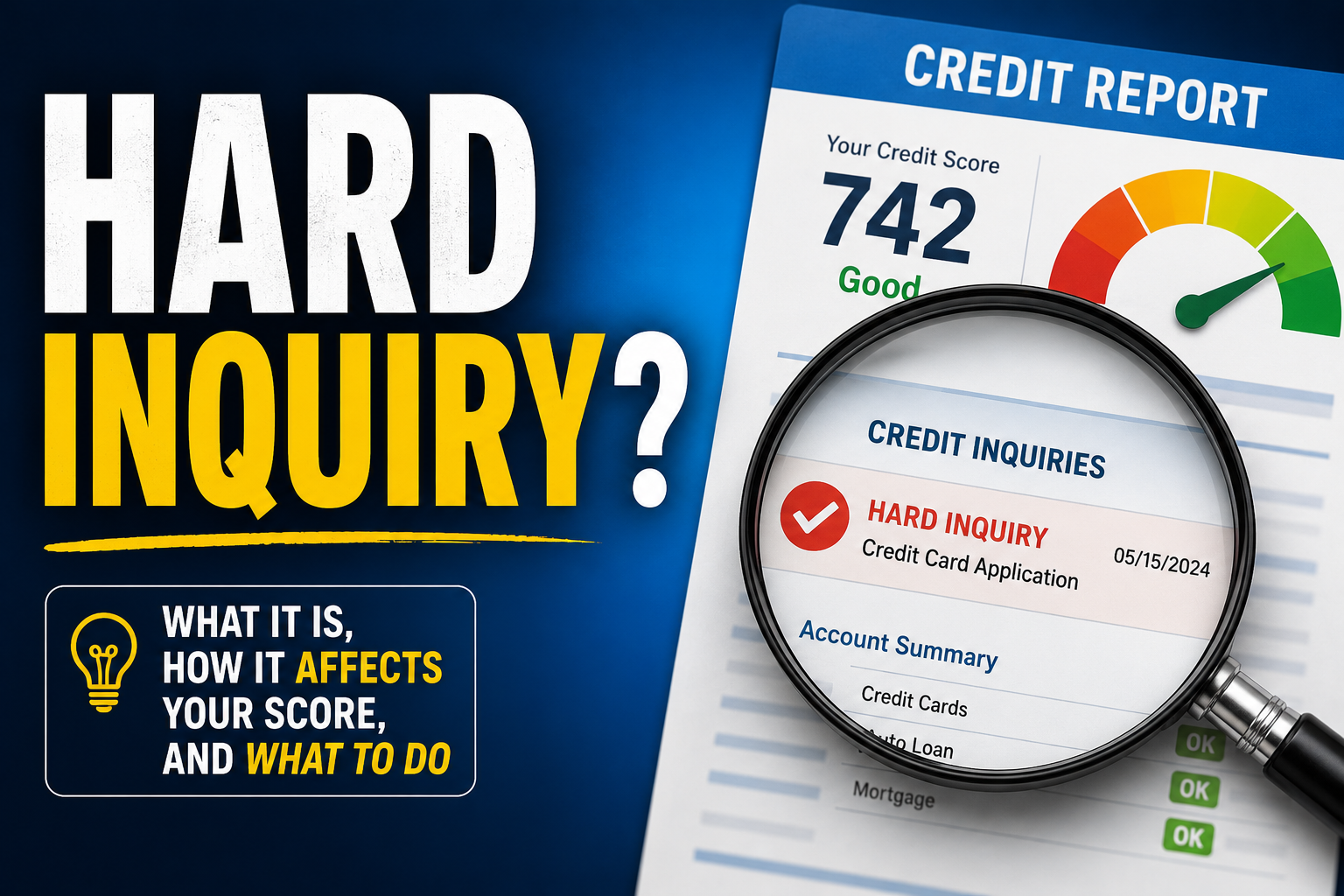 What Is a Hard Inquiry on Your Credit Report